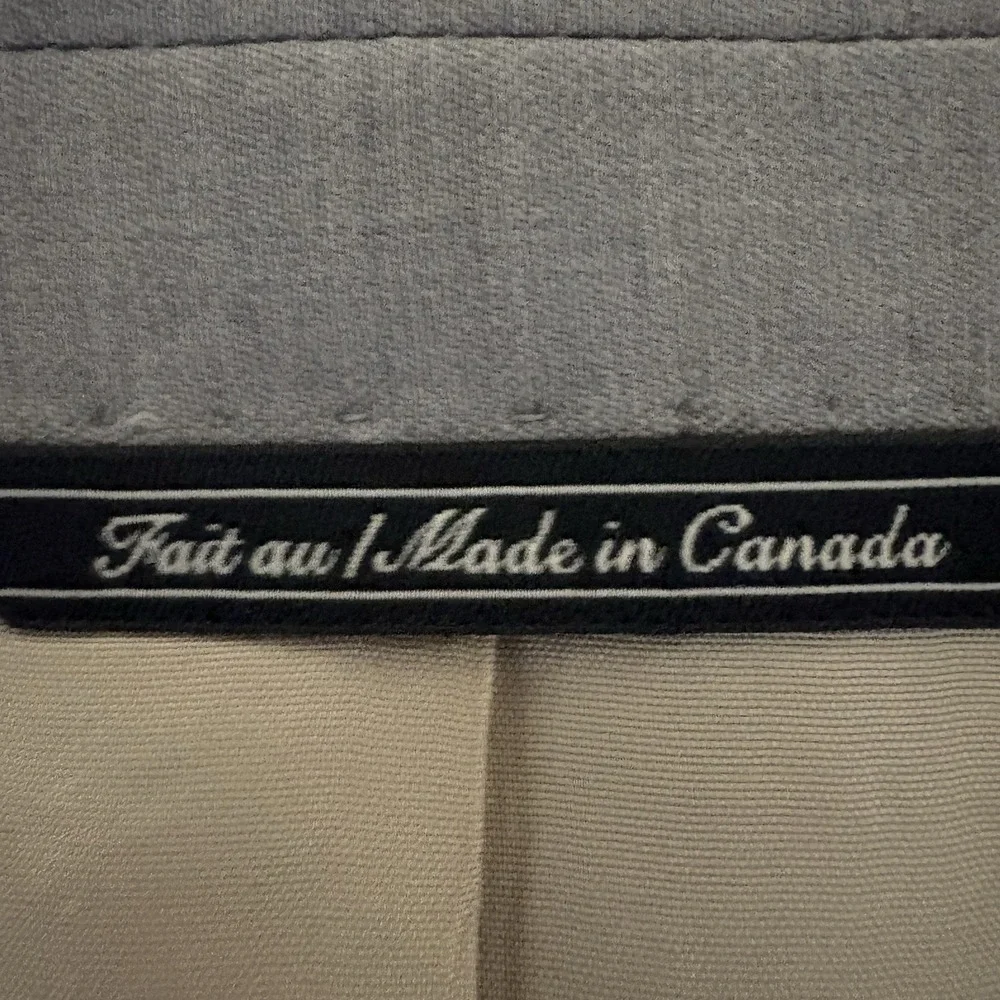 Loro Piana Blazer 44R Light Gray Super 120'S Wool Canada Saks Fith Ave Jacket